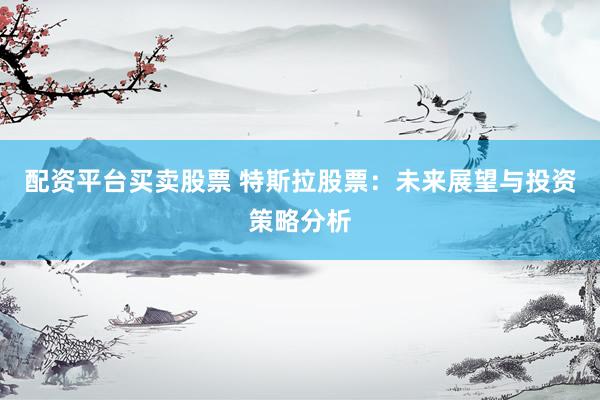 配资平台买卖股票 特斯拉股票：未来展望与投资策略分析