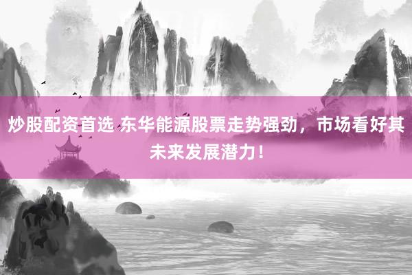 炒股配资首选 东华能源股票走势强劲，市场看好其未来发展潜力！