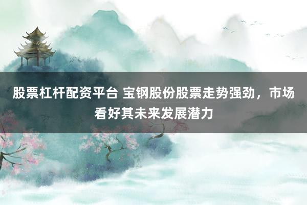 股票杠杆配资平台 宝钢股份股票走势强劲，市场看好其未来发展潜力